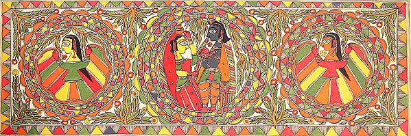 Krishna and Gopi Mandala