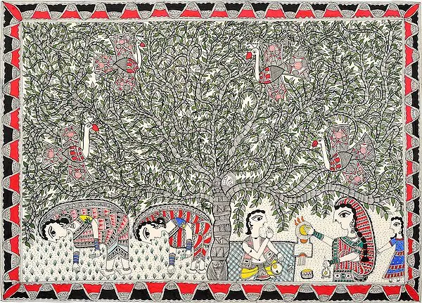 Rice Cultivation (Village Scene)