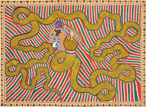 Krishna and Kaliya