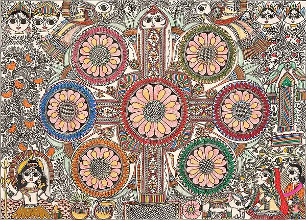 Kohbar - Auspicious Marriage Diagram