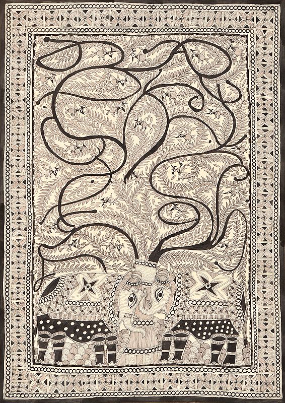Tree of Life with Elephant Pair