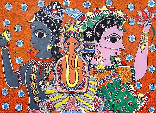 Lord Ganesha Shivaparivar