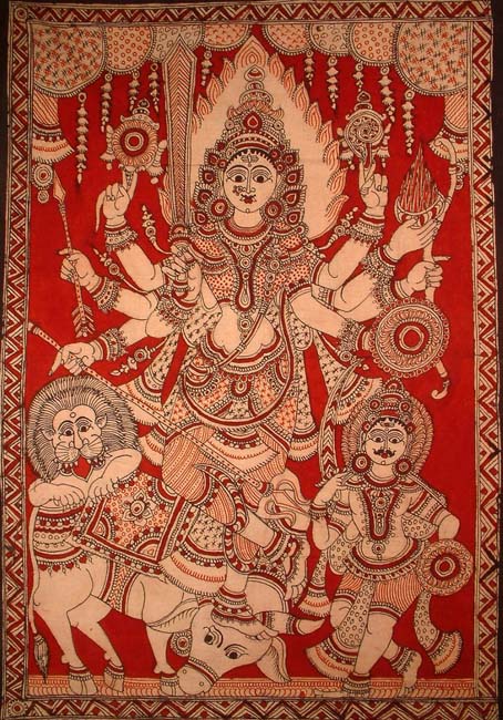 Durga Crushes the Demon