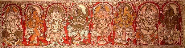 Eight Forms of Ganesha