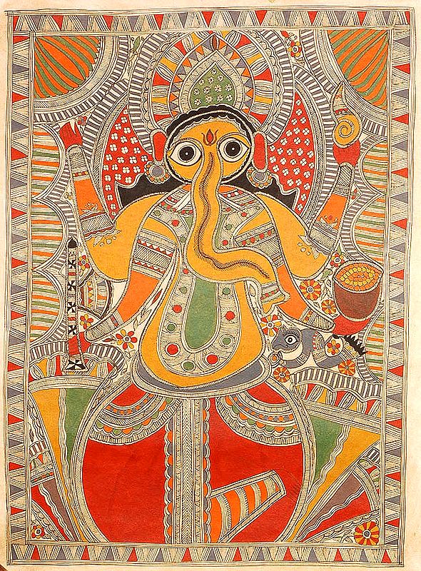 Four-Armed Lord Ganesha