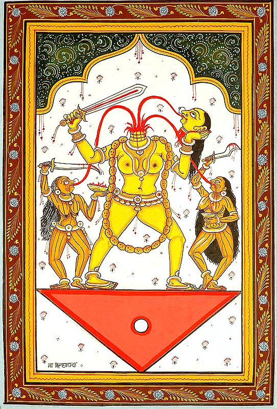 Goddess Chinnamasta (Ten Mahavidya Series)