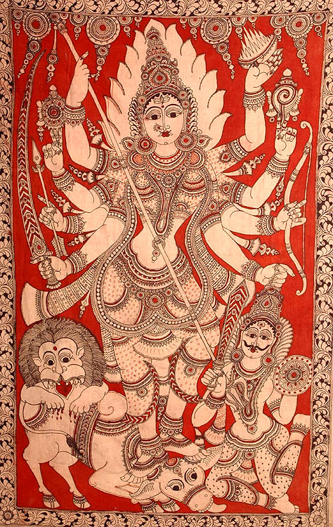 Goddess Durga Slaying the Demon Mahishasur