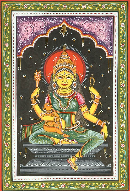 Goddess Indrani (Shodash Matrikas)