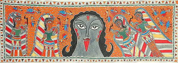 Goddess Kali with Her Companion