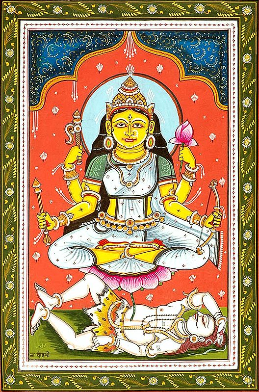 Goddess Shodashi - Who is Lovely in the Three Worlds (Ten Mahavidya Series)