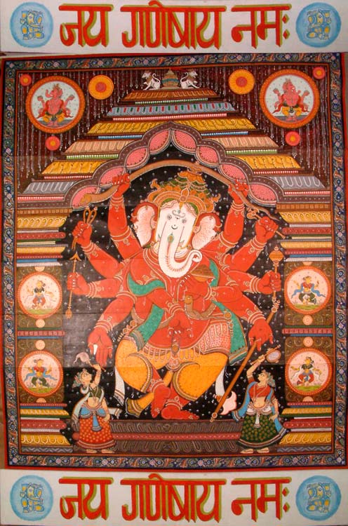 Jai Ganeshai Namah (Scroll Painting)
