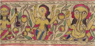 Kali, Durga and Ganesha