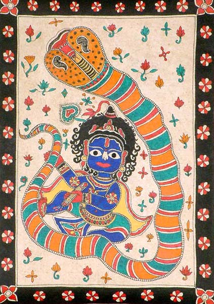 Krishna and Kalia