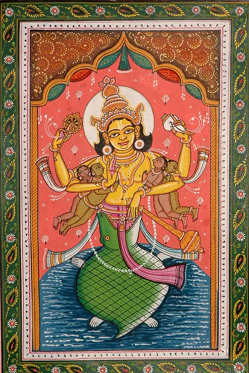 Much Like a Father would Hold up His Children....
Kurma Avatara (The Ten Incarnations of Lord Vishnu)