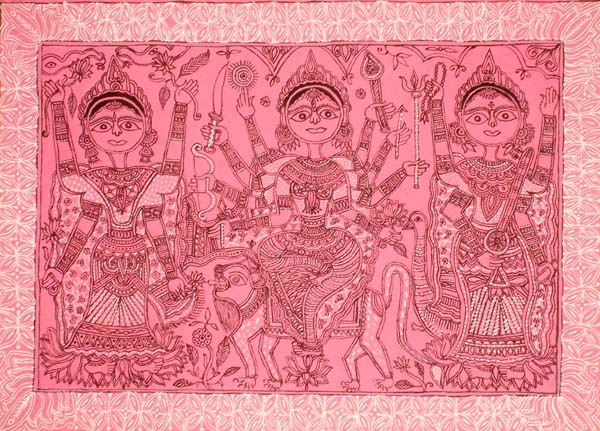 Lakshmi, Saraswati and Parvati