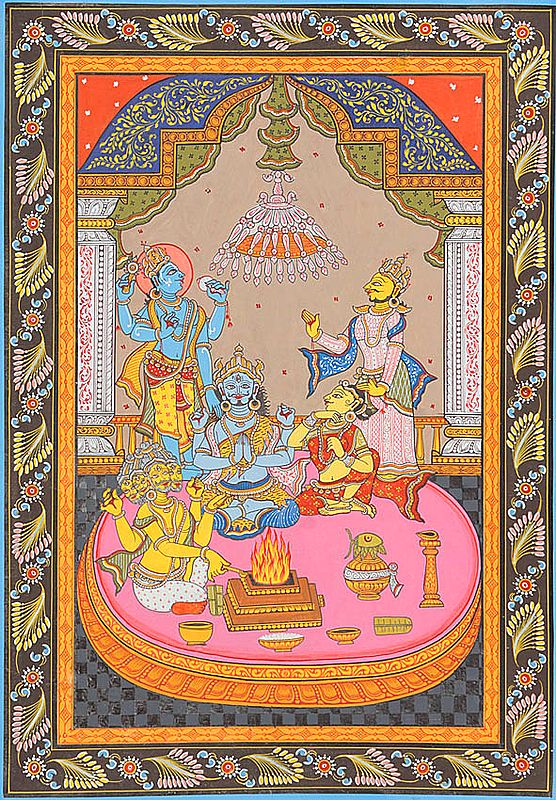 Shiva-vivaha: Shiva’s Marriage<br>(Illustration to the Shiva Purana)