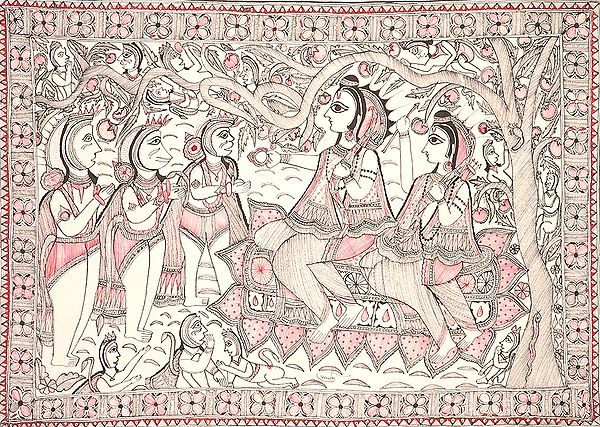 Rama Dispatching Hanuman in Sita’s Search