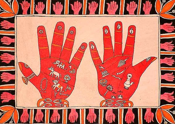 Lotus Hands of Lord Vishnu