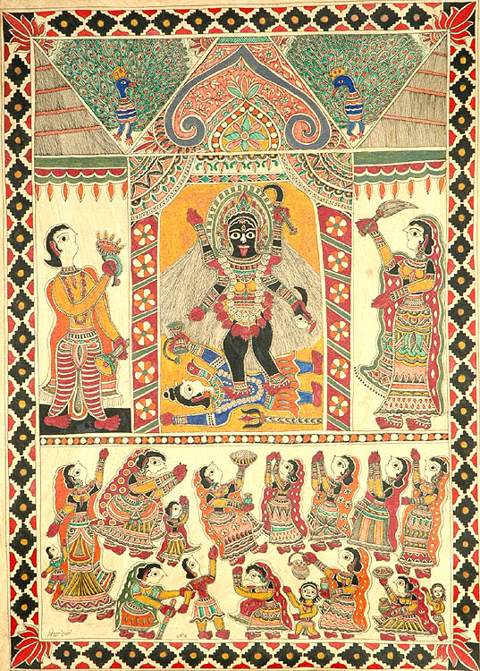 Worshipping Goddess Kali