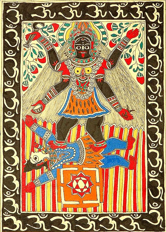 Mahavidya Tara with Her Yantra