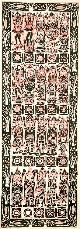 Mahavidyas with The Dasavatara of Vishnu