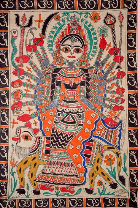 Nine Forms of Durga - Katyayini | Exotic India Art
