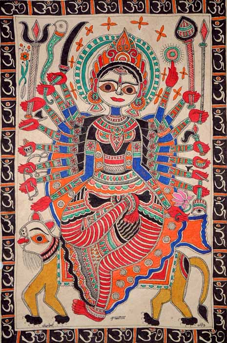 Nine Forms of Durga - Kushmanda