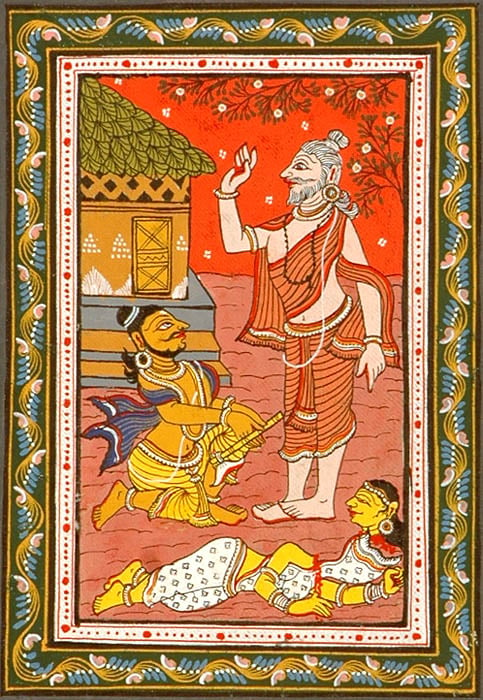 Parashurama Beheads His Mother Renuka