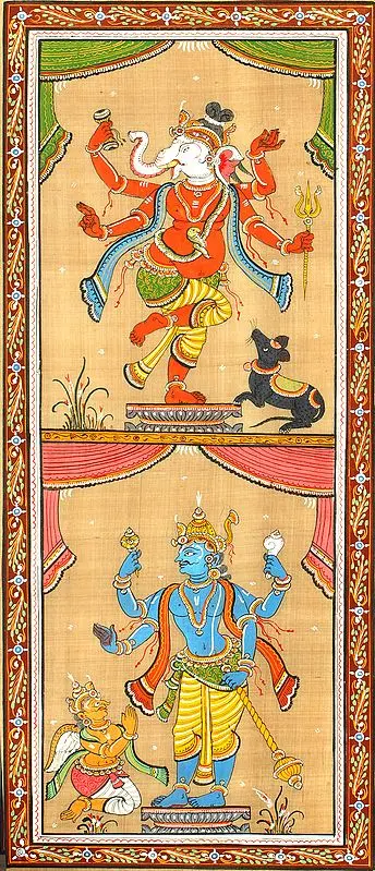 Ganesha and Vishnu