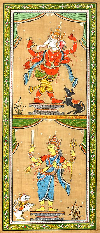 Ganesha and Durga