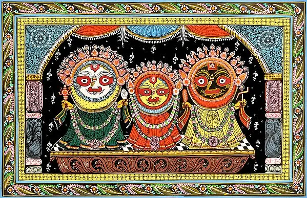 Sri Jagannatha in Shringara