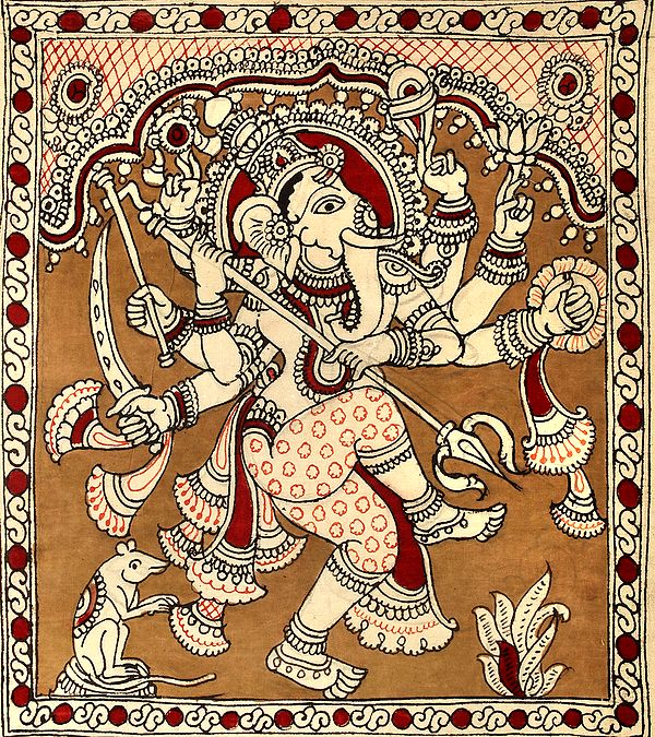 Eight Armed Cosmic Dancing Ganesha