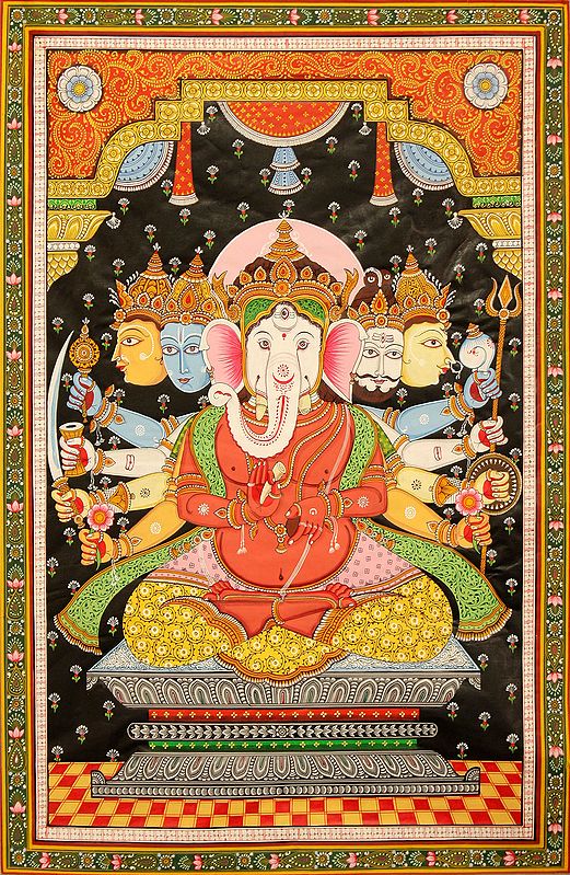 A Fine Tantric Form of Shri Ganesha