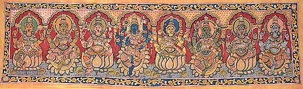 Ashta Lakshmi (Eight Forms of Goddess Lakshmi)