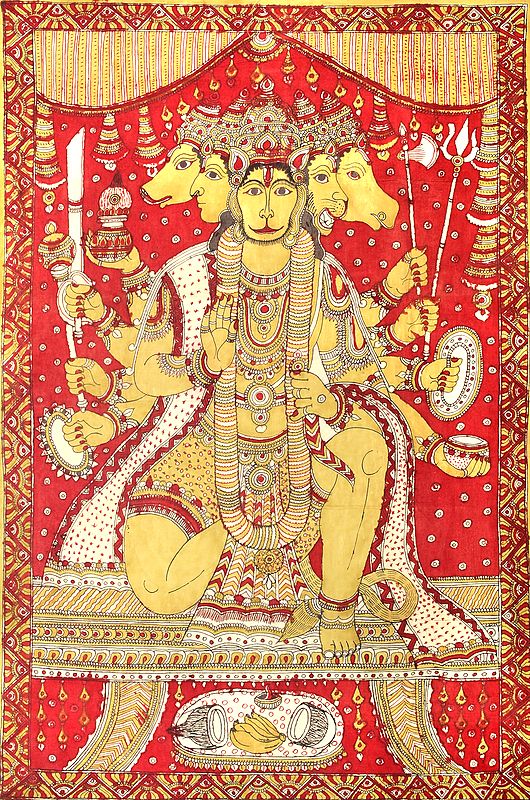 Lord Rama on Hanuman