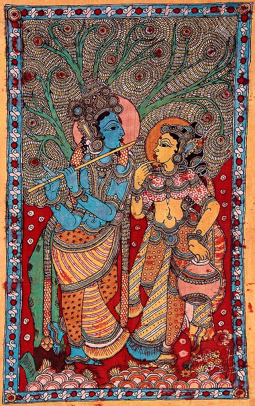 Radha Krishna in Vrindavan Grove