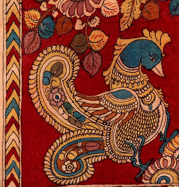 Tree of Life with Peacocks | Exotic India Art