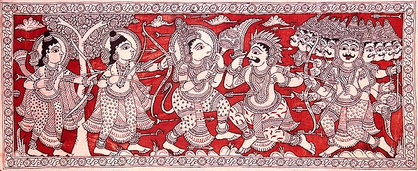The Battle Between Rama and Ravana
