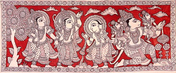 Hanuman Meets, and then Carries Lord Rama and Lakshmana to Sugreeva