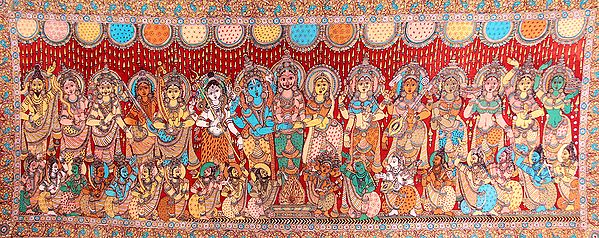Marriage Scene of Shiva and Parvati
