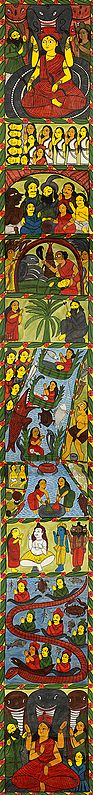 Scroll Folk Painting from Bengal
