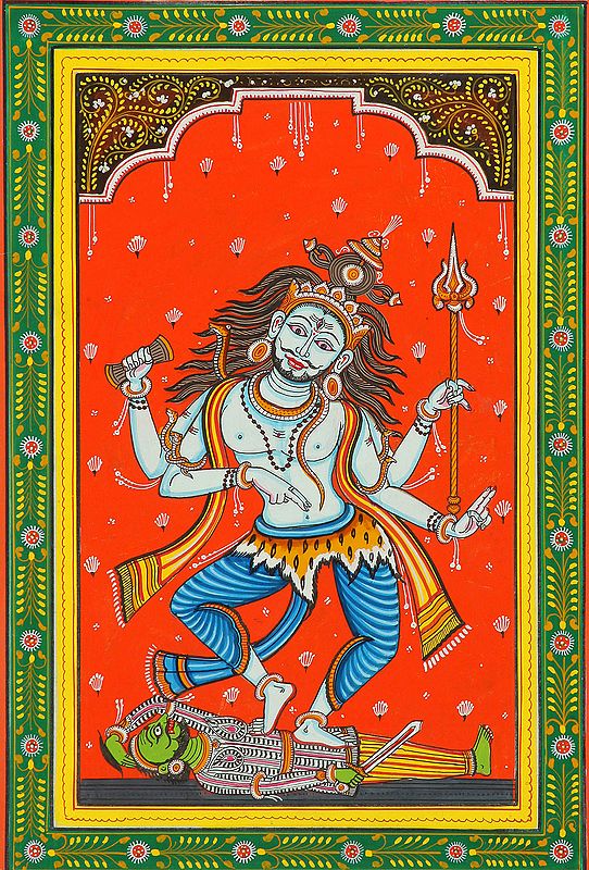 Lord Shiva Dances on Apasmar