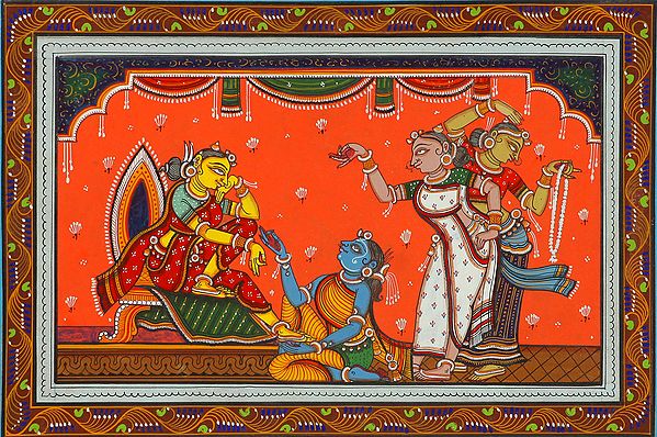 Krishna Saves Radha From the Pain of Separation