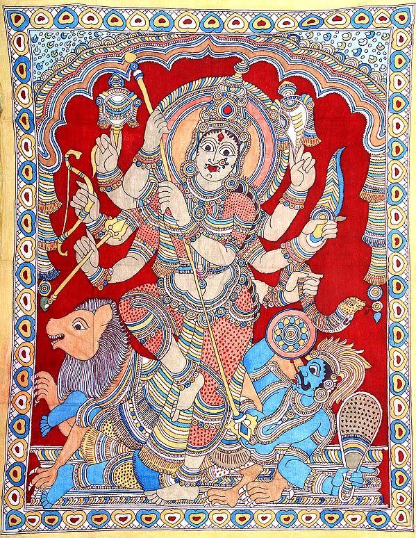 Eight-armed Mahishasuramardini Goddess Durga