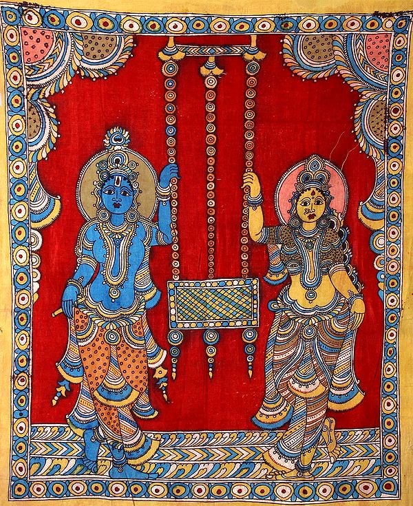 Radha Krishna with Swing