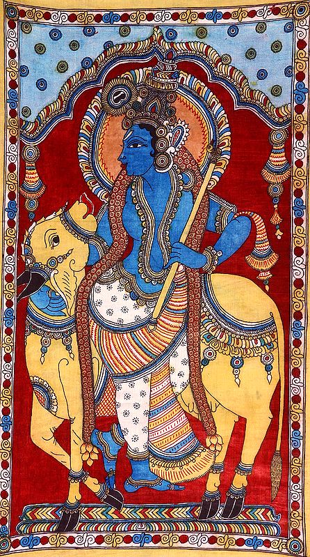 Shri Krishna with His Cow