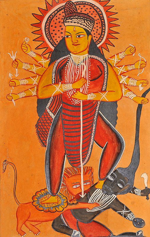 Ten Armed Goddess Lakshmi