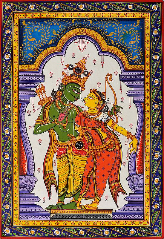Lord Rama with Sita