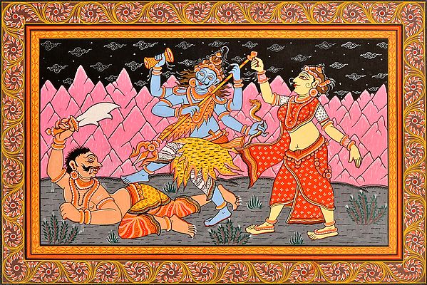 Lord Shiva Killing Andhakasura