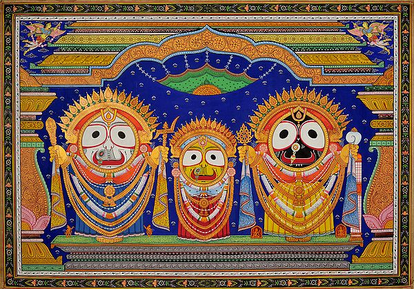 Sri Jagannatha with Padma Shringara